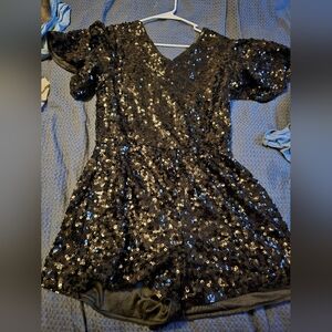 Black Sparkly Bodysuit